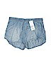H&M 100% Lyocell Blue Shorts Size 12 - photo 1