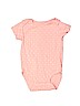 Carter's 100% Cotton Pink Short Sleeve Onesie 3-6 MO / 6 MO - photo 1