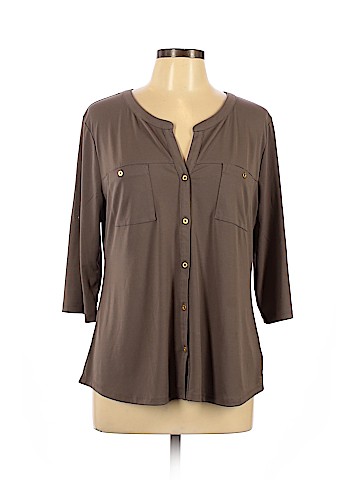 Ellen Tracy 3/4 Sleeve Blouse (view 1)