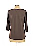 Ellen Tracy Gray 3/4 Sleeve Blouse Size L - photo 2