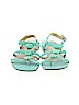 Eric Javits 100% Leather Teal Sandals Size 10 - photo 2