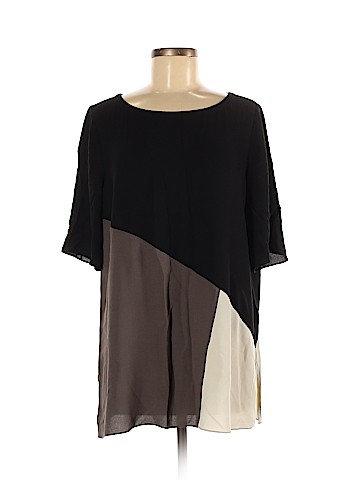 Eileen Fisher Short Sleeve Silk Top (view 1)