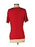 St. John Red Short Sleeve Top Size S - photo 2