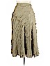 DKNY 100% Silk Green Silk Skirt Size 12 - photo 2