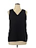 Lark & Ro 100% Polyester Black Sleeveless Blouse Size 14 - photo 1