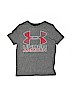 Under Armour 100% Polyester Gray Active T-Shirt Size XS (youth) - photo 1