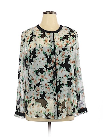 Liz Claiborne Career Long Sleeve Blouse (view 1)