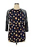 Lularoe Blue 3/4 Sleeve T-Shirt Size XL - photo 1