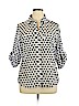 Ann Taylor White Long Sleeve Button-Down Shirt Size 16 - photo 1