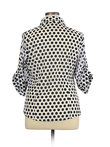 Ann Taylor Long Sleeve Button-Down Shirt (view 2)