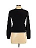 Autumn Cashmere 100% Cashmere Black Cashmere Pullover Sweater Size L - photo 1