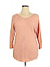 New York & Company 100% Acrylic Orange Pullover Sweater Size XL - photo 1
