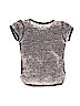 Xhilaration Gray Short Sleeve T-Shirt Size 6 - 6X - photo 2