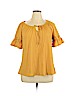 Naif Gold Short Sleeve Top Size XL - photo 1