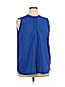 Assorted Brands Blue Sleeveless Blouse Size XL - photo 1