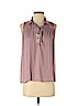 Ann Taylor LOFT 100% Polyester Purple Sleeveless Blouse Size S (petite) - photo 1