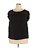 Pure Energy 100% Polyester Black Short Sleeve Blouse Size 2X - photo 1