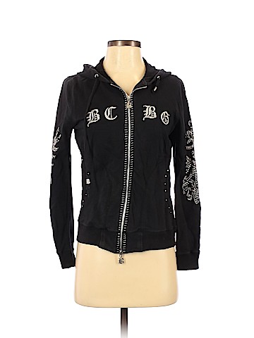 BCBGMAXAZRIA Zip Up Hoodie (view 1)