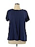 J.jill Blue Short Sleeve Top Size XL - photo 1