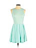 Topshop Blue Casual Dress Size 4 - photo 1