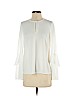 Cooper & Ella 100% Polyester White Long Sleeve Blouse Size XS - photo 1