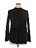 Pink Blush Black Long Sleeve Top Size XL - photo 1
