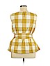 Ann Taylor 100% Cotton Yellow Sleeveless Blouse Size XL - photo 2