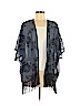 Hollister 100% Polyester Blue Kimono One size - photo 1