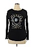 Fifth Sun Black Long Sleeve Top Size XL - photo 1