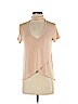 Charlotte Russe Tan Short Sleeve Top Size S - photo 1