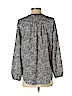 H&M 100% Polyester Black Long Sleeve Blouse Size 2 - photo 2