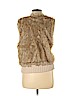 Forever 21 100% Polyester Tan Faux Fur Vest Size M - photo 2