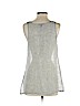 Eileen Fisher Gray Sleeveless Henley Size P (petite) - photo 2