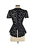 BCBGMAXAZRIA Black Short Sleeve Top Size XS - photo 2