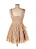 Mark + James by Badgley Mischka 100% Nylon Gold Cocktail Dress Size 8 - photo 2