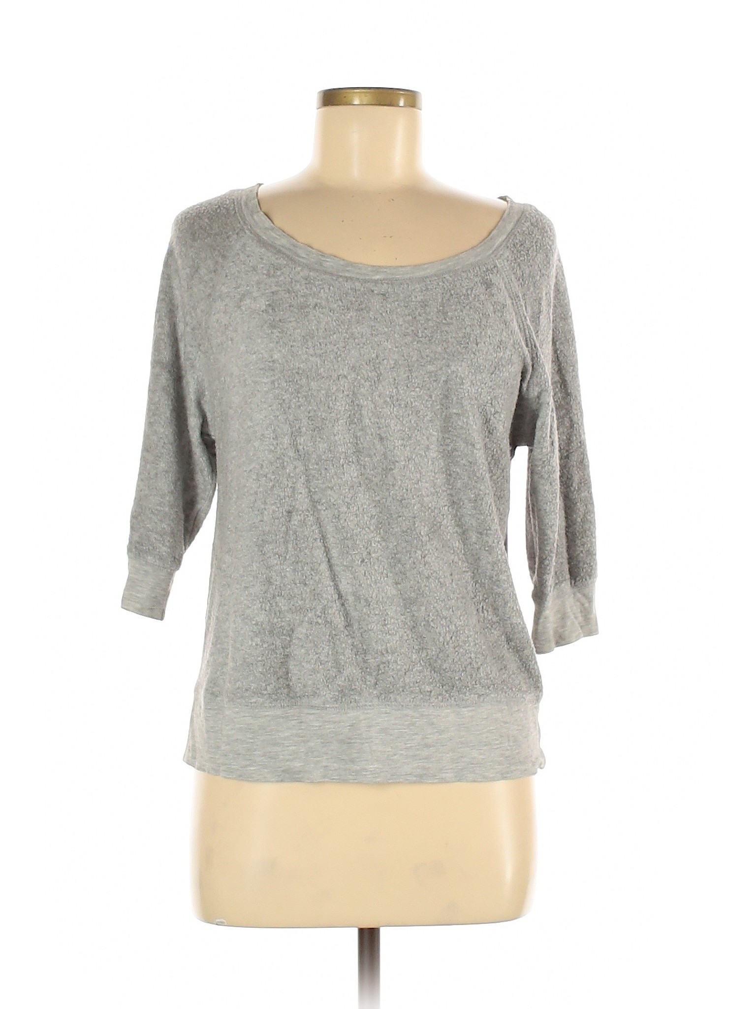 Aqua Women Gray Pullover Sweater M | eBay