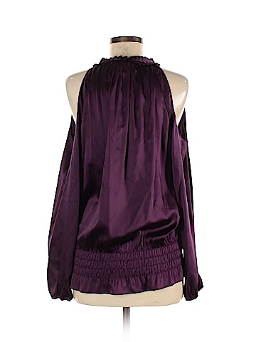 Ramy Brook Long Sleeve Silk Top (view 2)