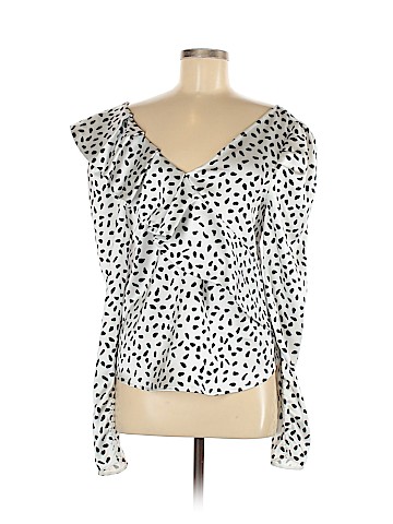 Self-Portrait Long Sleeve Blouse (view 1)