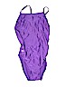 Speedo 100% Polyester Purple One Piece Swimsuit Size 16 - photo 1