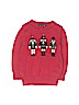 E. Land 100% Cotton Red Pullover Sweater Size 3T - photo 1