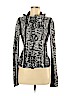 BCBGMAXAZRIA Black Silk Cardigan Size M - photo 1