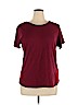 Old Navy 100% Cotton Burgundy Short Sleeve T-Shirt Size XL - photo 1