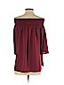 Theory Burgundy 3/4 Sleeve Blouse Size S - photo 2