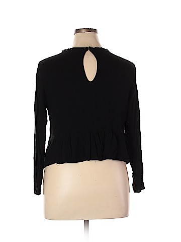 Xhilaration Long Sleeve Blouse (view 2)