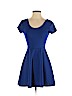 Planet Gold Blue Casual Dress Size S - photo 1