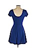 Planet Gold Blue Casual Dress Size S - photo 2