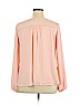 Meraki 100% Polyester Pink Long Sleeve Blouse Size XL - photo 2