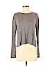 T by Alexander Wang 100% Viscose Gray Long Sleeve T-Shirt Size M - photo 1