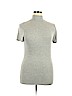 Assorted Brands Gray Short Sleeve Turtleneck Size XL - photo 1