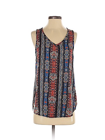 Pink Rose Sleeveless Blouse (view 1)